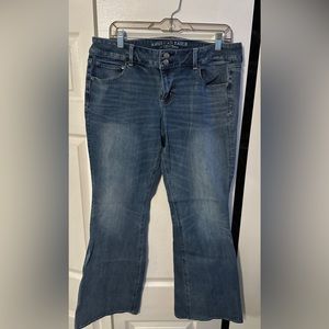 American Eagle Jeans Womens Size 16 Artist Flare 360 Super Stretch
